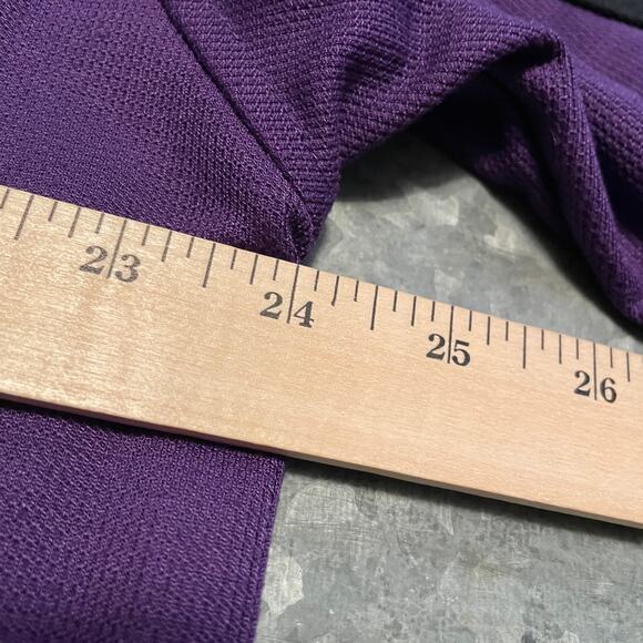 Vintage Sacramento Kings Embroidered Polo Shirt Large Purple Reebok NBA 90s Y2K - Picture 10 of 11